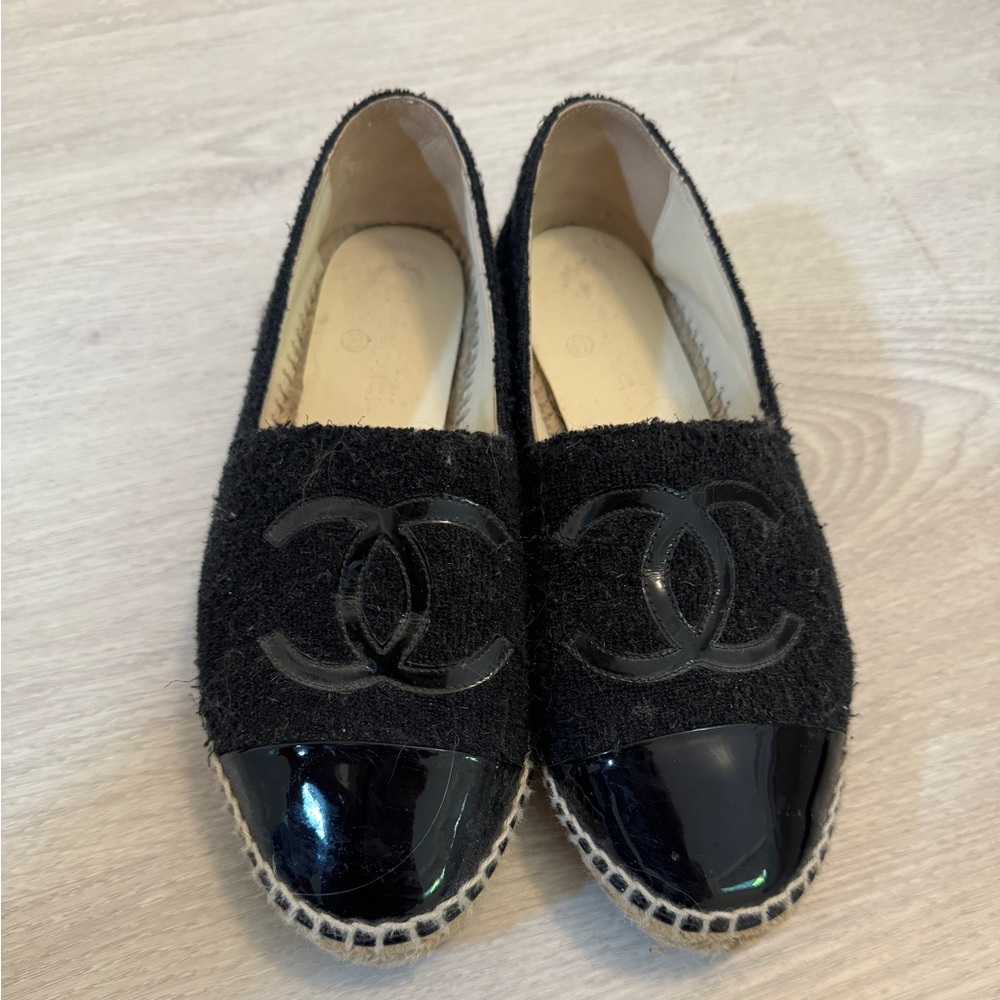 Chanel espadrille shoes size 38